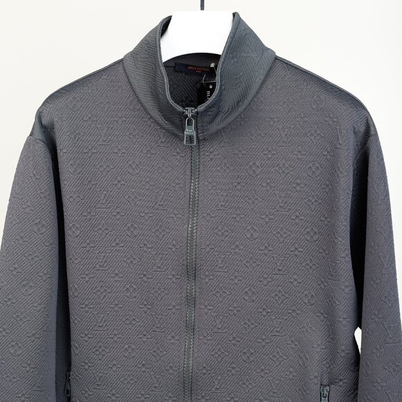 Louis Vuitton Grey Monogram Zip-Through Jacket - Picture 4 of 12